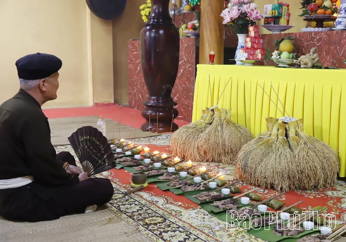 Rước “vía lúa” mong vụ mùa bội thu