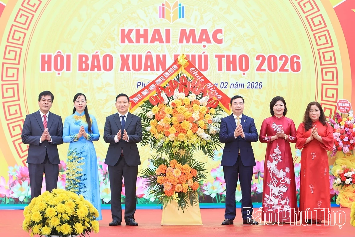 Khai mạc Hội Báo Xuân Phú Thọ 2026