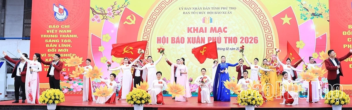 Khai mạc Hội Báo Xuân Phú Thọ 2026