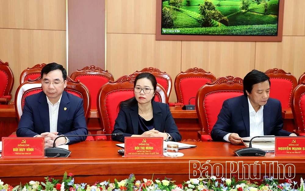 Công bố quyết định kiểm tra, giám sát của Bộ Chính trị, Ban Bí thư đối với Ban Thường vụ Tỉnh ủy Phú Thọ
