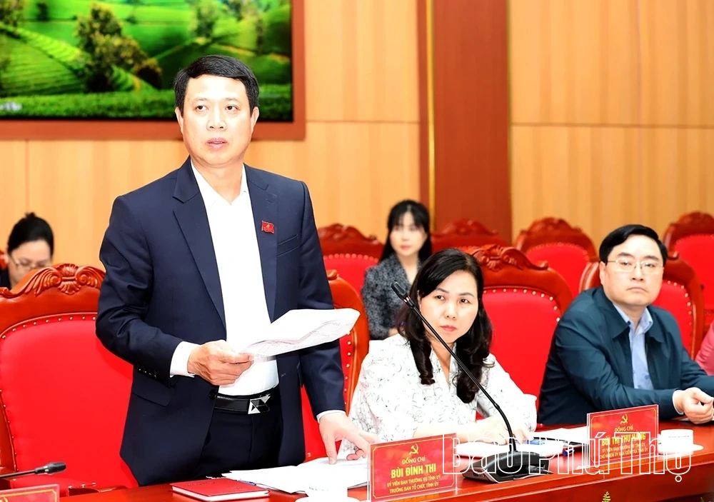 Công bố quyết định kiểm tra, giám sát của Bộ Chính trị, Ban Bí thư đối với Ban Thường vụ Tỉnh ủy Phú Thọ