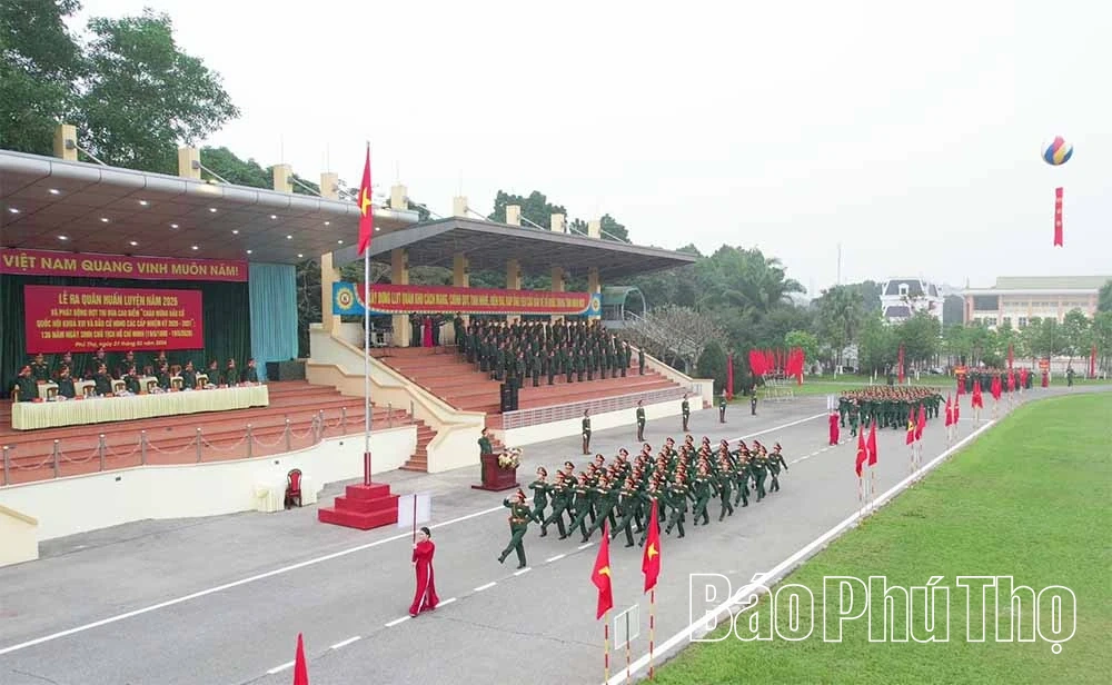 Khối các cơ quan Quân khu 2 ra quân huấn luyện năm 2026