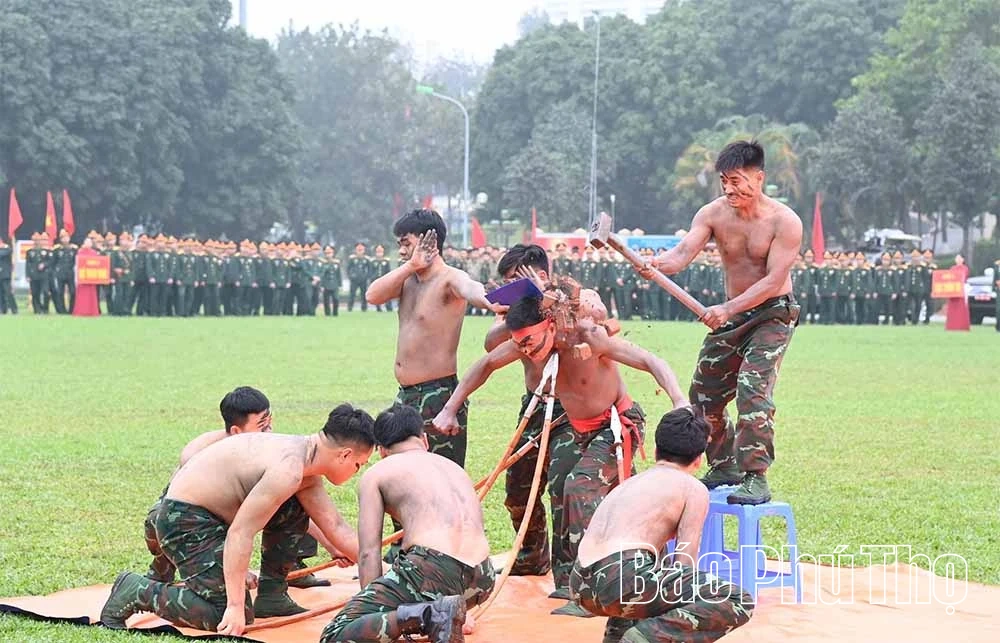 Khối các cơ quan Quân khu 2 ra quân huấn luyện năm 2026