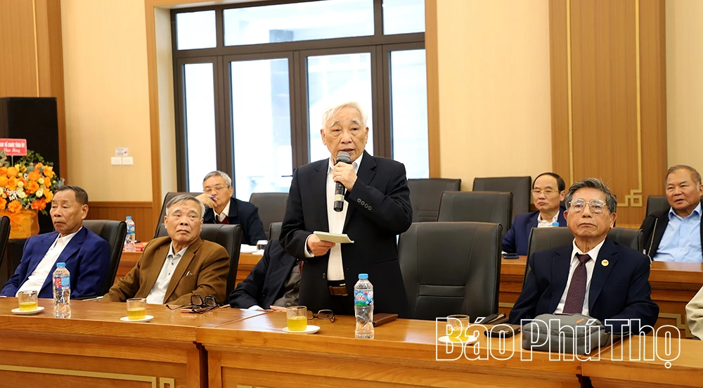 Ban liên lạc hưu trí Tỉnh ủy viên Phú Thọ gặp mặt đầu Xuân Bính Ngọ