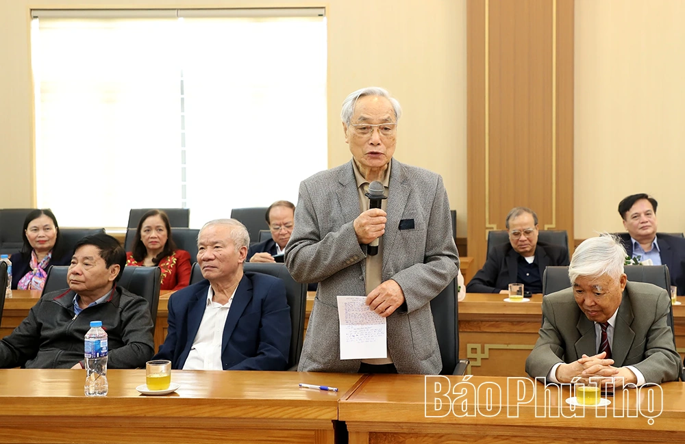 Ban liên lạc hưu trí Tỉnh ủy viên Phú Thọ gặp mặt đầu Xuân Bính Ngọ