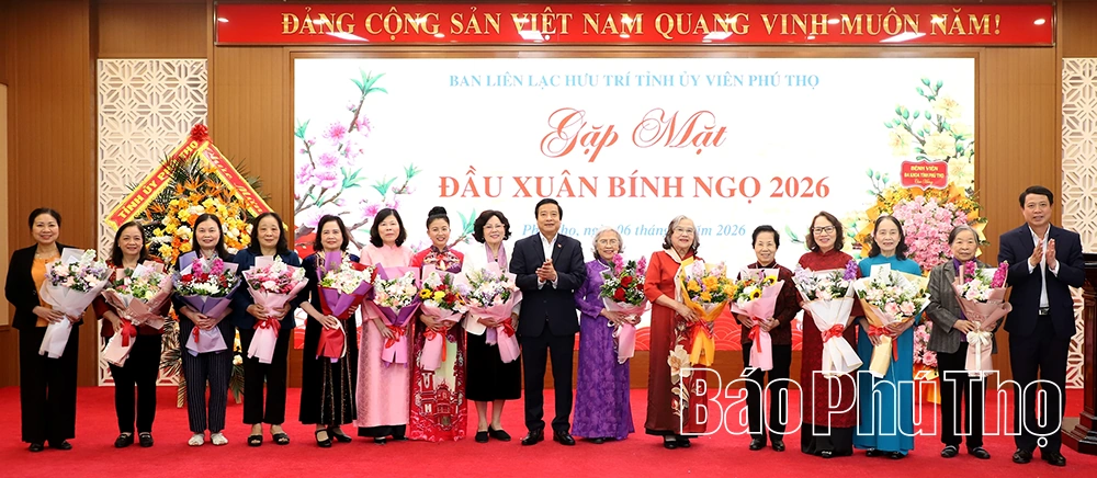 Ban liên lạc hưu trí Tỉnh ủy viên Phú Thọ gặp mặt đầu Xuân Bính Ngọ