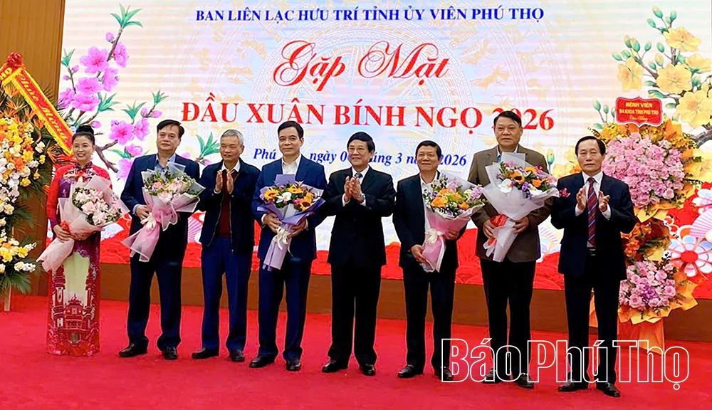Ban liên lạc hưu trí Tỉnh ủy viên Phú Thọ gặp mặt đầu Xuân Bính Ngọ
