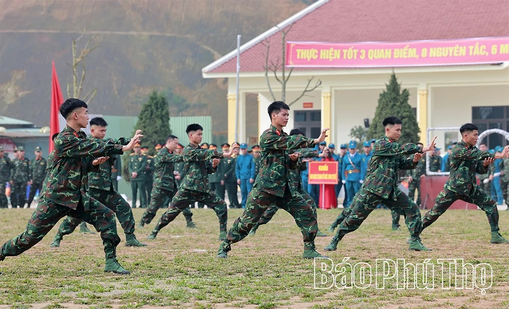 Bộ Chỉ huy quân sự tỉnh Phú Thọ ra quân huấn luyện năm 2026