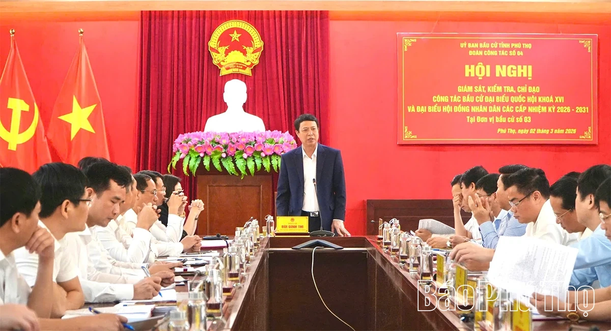 Kiểm tra công tác chuẩn bị bầu cử tại Đơn vị bầu cử số 3