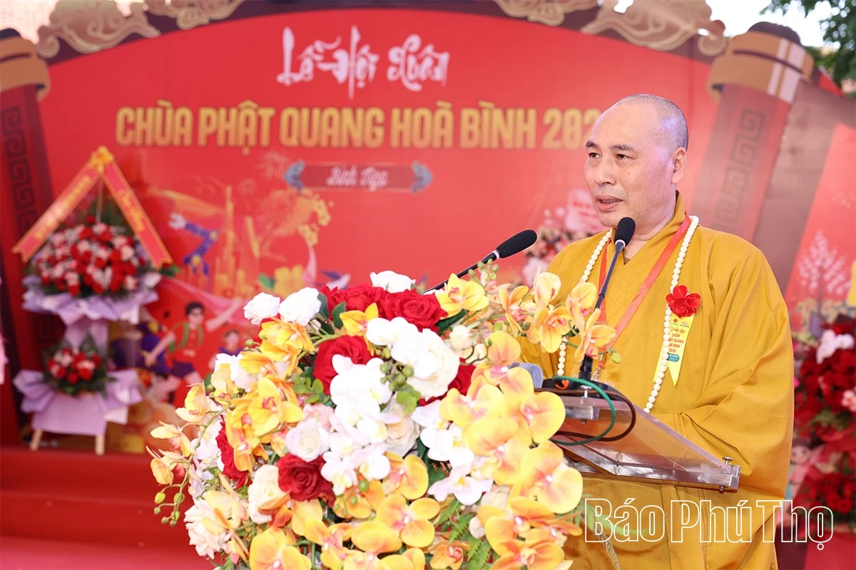 Khai mạc Lễ hội Xuân Chùa Phật Quang Hòa Bình năm 2026