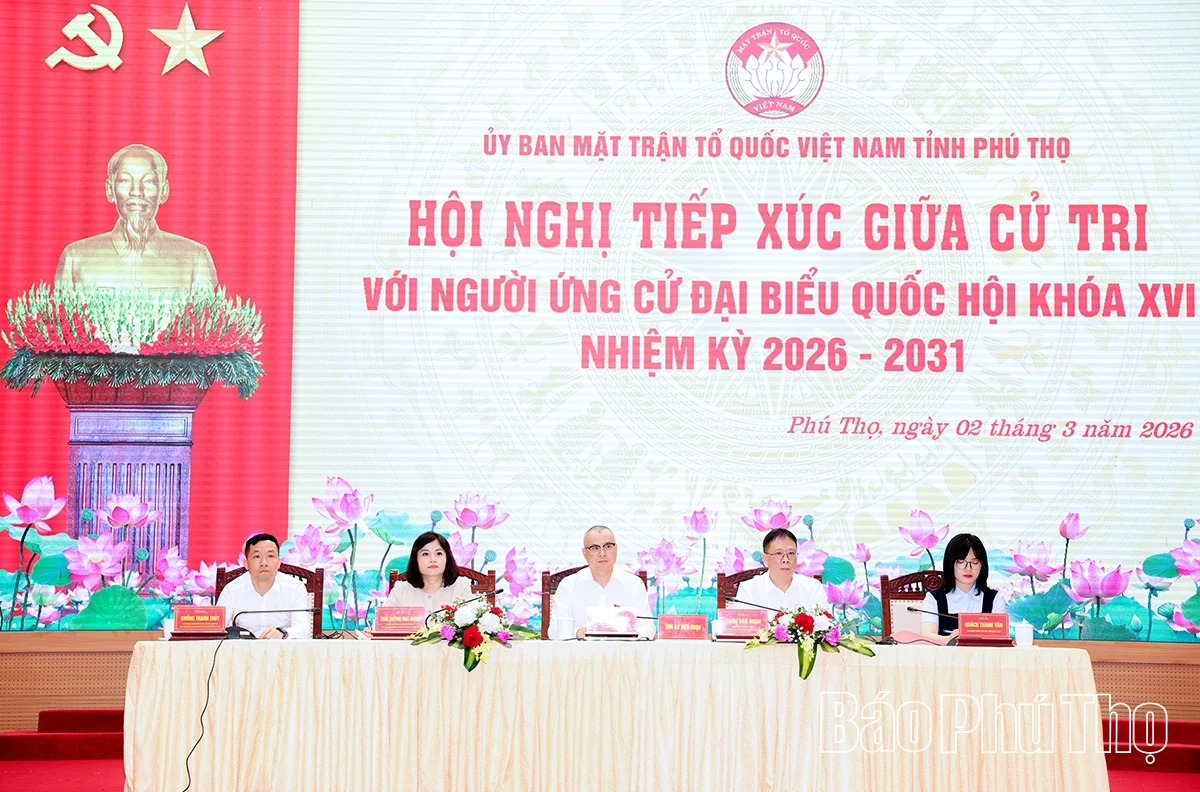 Ứng cử viên đại biểu Quốc hội khóa XVI tiếp xúc cử tri Đơn vị bầu cử số 1