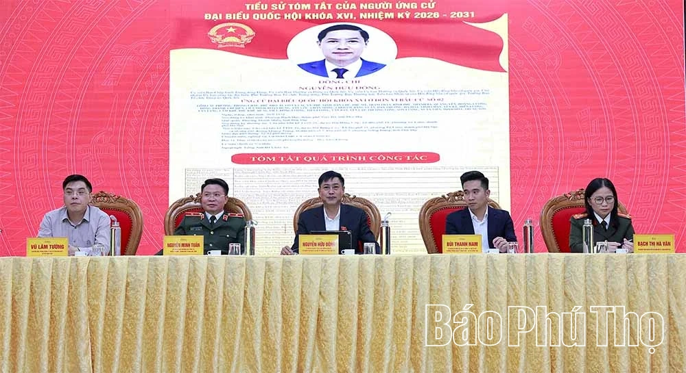 Hội nghị tiếp xúc giữa cử tri với người ứng cử đại biểu Quốc hội khóa XVI, nhiệm kỳ 2026-2031