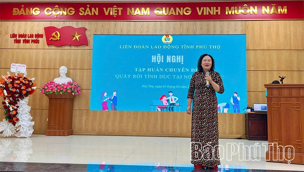 Tập huấn phòng, chống quấy rối tình dục trong công nhân lao động