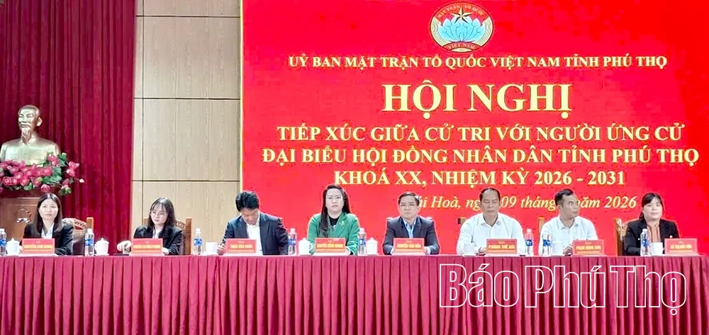 Ứng cử viên đại biểu HĐND tỉnh khóa XX, Đơn vị bầu cử số 9 tiếp xúc cử tri