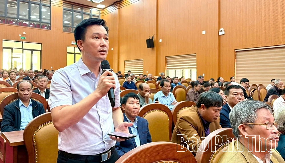 Ứng cử viên đại biểu HĐND tỉnh nhiệm kỳ 2026-2031 tiếp xúc cử tri Đơn vị bầu cử số 12