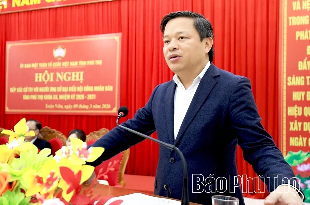 Ứng cử viên đại biểu HĐND tỉnh tiếp xúc cử tri tại các xã Xuân Viên, Sơn Lương, Trung Sơn