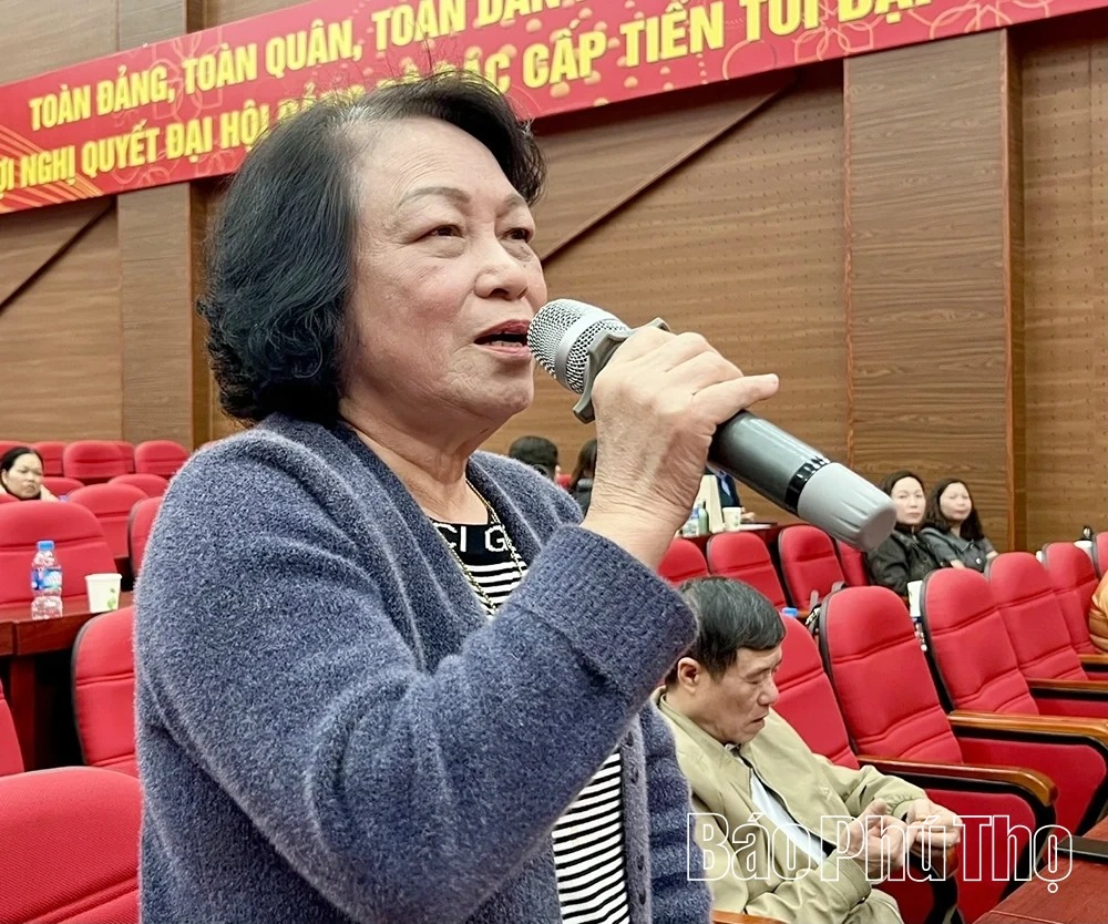 Các ứng cử viên đại biểu HĐND tỉnh khóa XX tiếp xúc cử tri tại Đơn vị bầu cử số 13