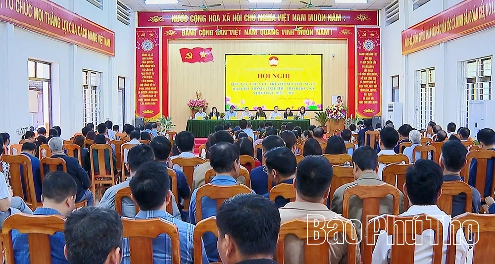 Ứng cử viên đại biểu HĐND tỉnh khóa XX tiếp xúc cử tri tại Đơn vị bầu cử số 8