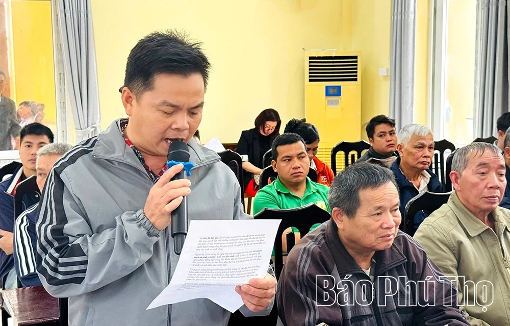 Các ứng viên đại biểu HĐND tỉnh tiếp xúc cử tri tại xã Kim Bôi và Nật Sơn