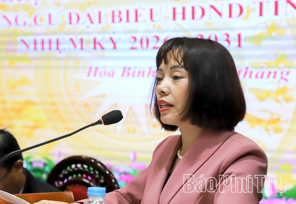 Ứng cử viên đại biểu HĐND tỉnh tiếp xúc cử tri tại Đơn vị bầu cử số 15