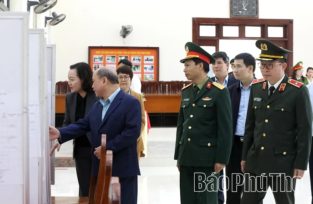 Chủ tịch HĐND tỉnh Bùi Đức Hinh khảo sát, nắm tình hình công tác chuẩn bị bầu cử