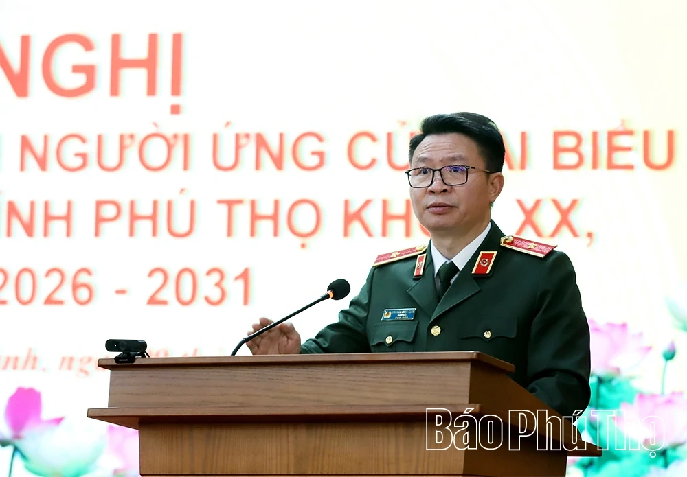 Các ứng cử viên đại biểu HĐND tỉnh khóa XX tiếp xúc cử tri các xã Đông Thành, Hoàng Cương