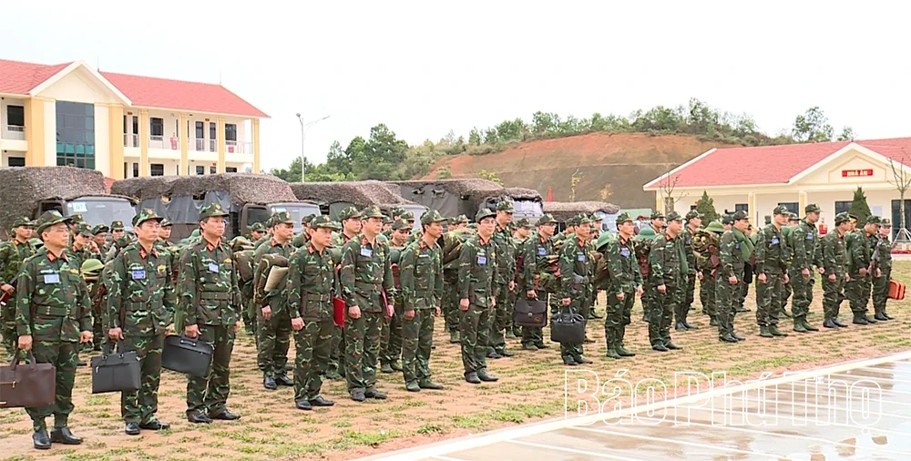 Bộ CHQS tỉnh luyện tập chuyển trạng thái sẵn sàng chiến đấu