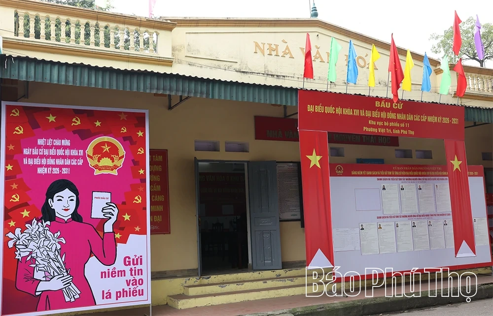 Đẩy mạnh tuyên truyền trực quan cho ngày bầu cử