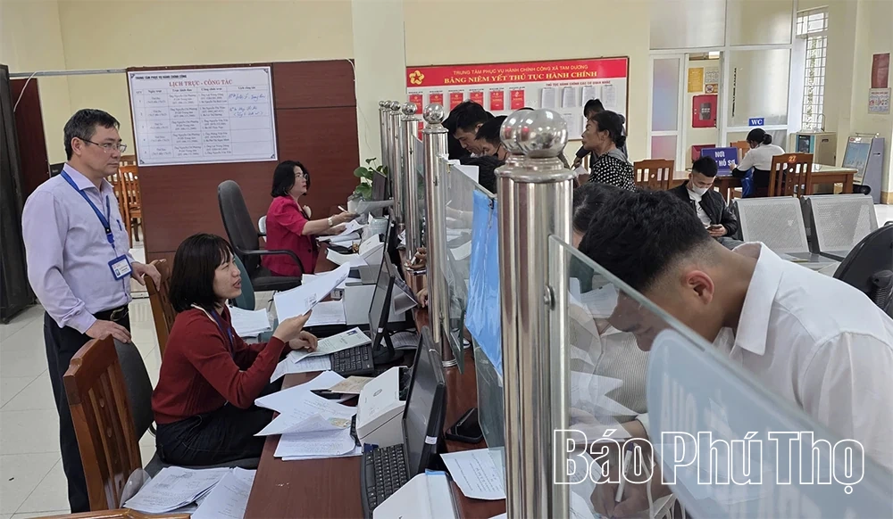 Xã Tam Dương: Lấy sự hài lòng của người dân làm thước đo phục vụ