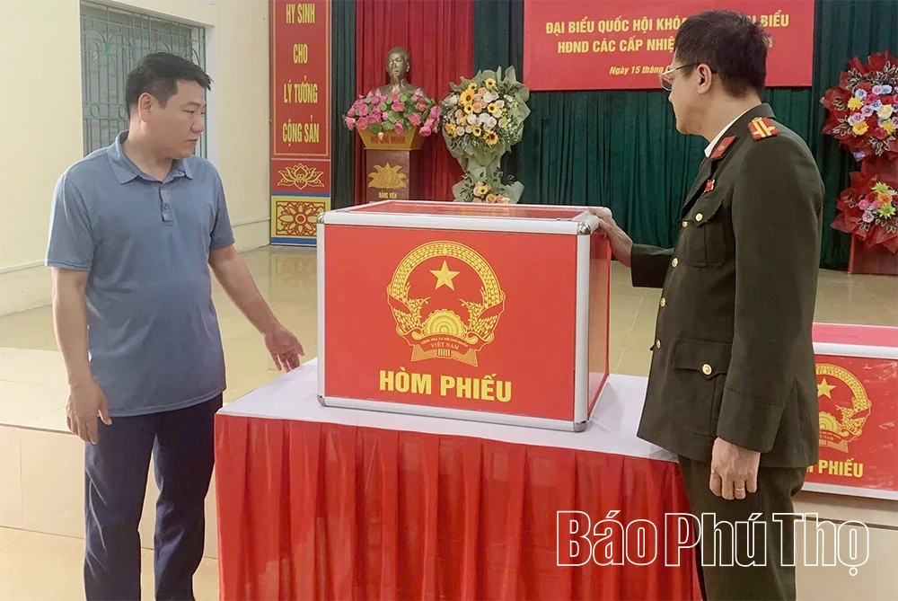 Chủ động rà soát, cấp thẻ cử tri, đảm bảo an ninh trật tự ngày bầu cử