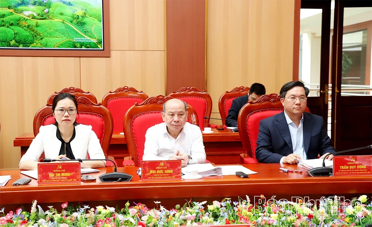 Ban Thường vụ Tỉnh uỷ cho ý kiến về công tác bầu cử và những đề án kinh tế quan trọng gắn với tăng trưởng hai con số