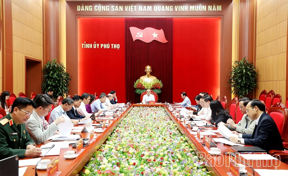 Ban Thường vụ Tỉnh uỷ cho ý kiến về công tác bầu cử và những đề án kinh tế quan trọng gắn với tăng trưởng hai con số