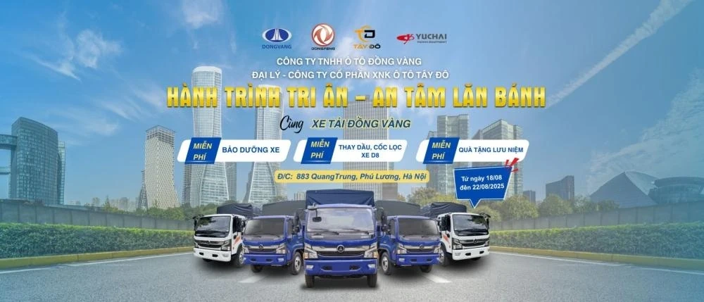 Top lý do nên mua xe tải 8 tấn tại đại lý Auto Tây Đô