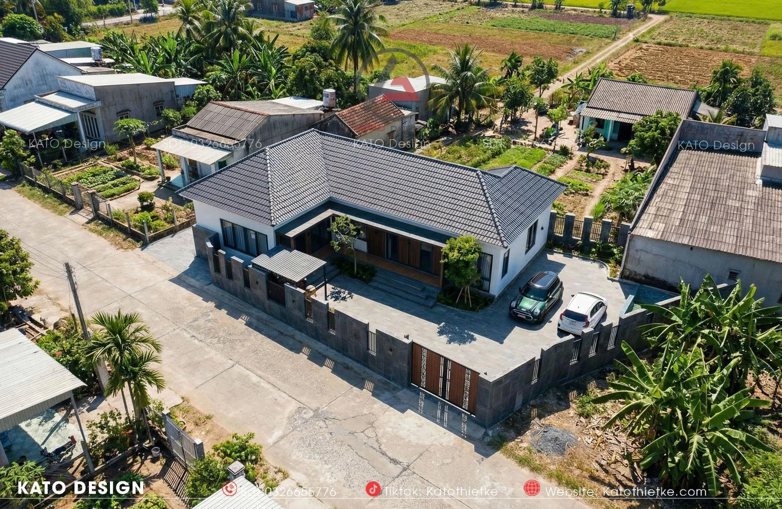 Nhà mái Nhật sân vườn - Giải pháp không gian sống gần gũi thiên nhiên