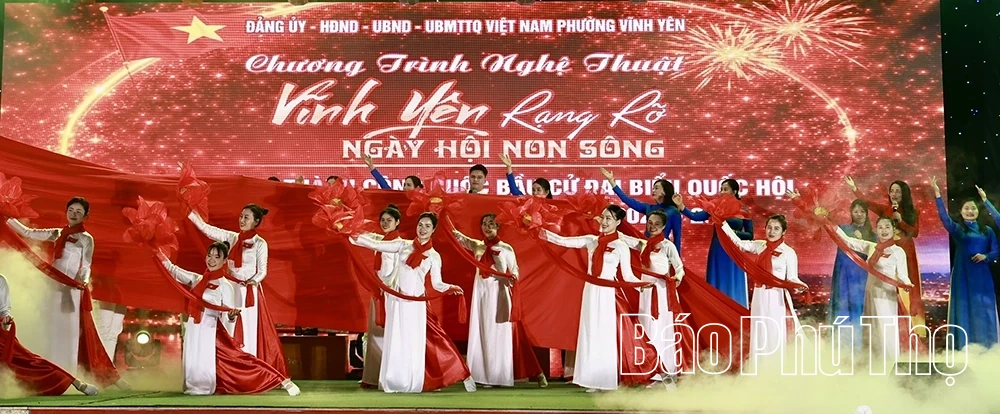 Rực rỡ đêm nghệ thuật chào mừng thành cuộc công bầu cử