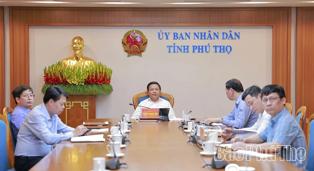 Phu Tho Attends Teleconference on Lao Cai - Hanoi - Hai Phong Railway Project Implementation