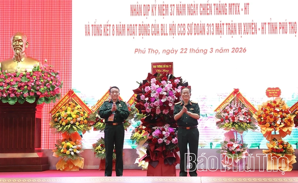 Gặp mặt Cựu chiến binh Sư đoàn 313 Mặt trận Vị Xuyên - Hà Tuyên tỉnh Phú Thọ