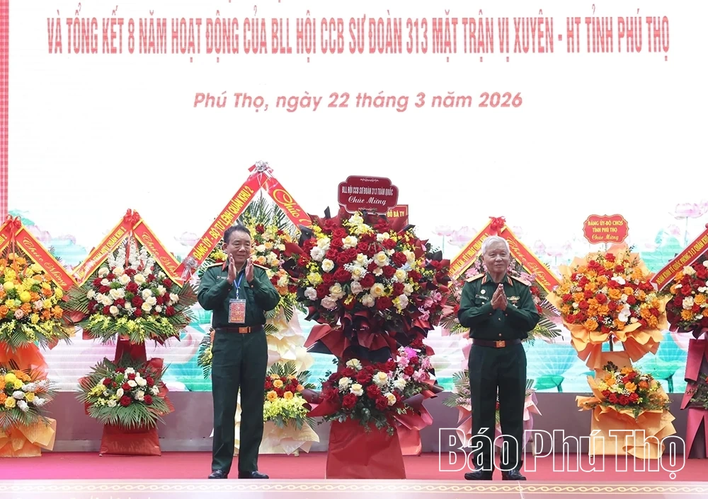 Gặp mặt Cựu chiến binh Sư đoàn 313 Mặt trận Vị Xuyên - Hà Tuyên tỉnh Phú Thọ