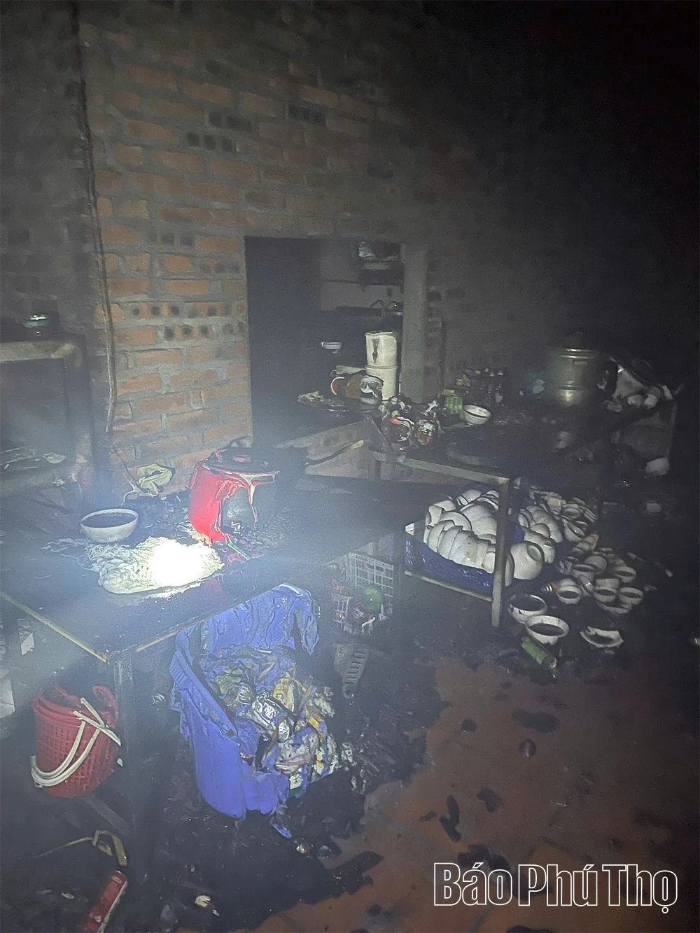 Cháy quán bia tại phường Vĩnh Phúc