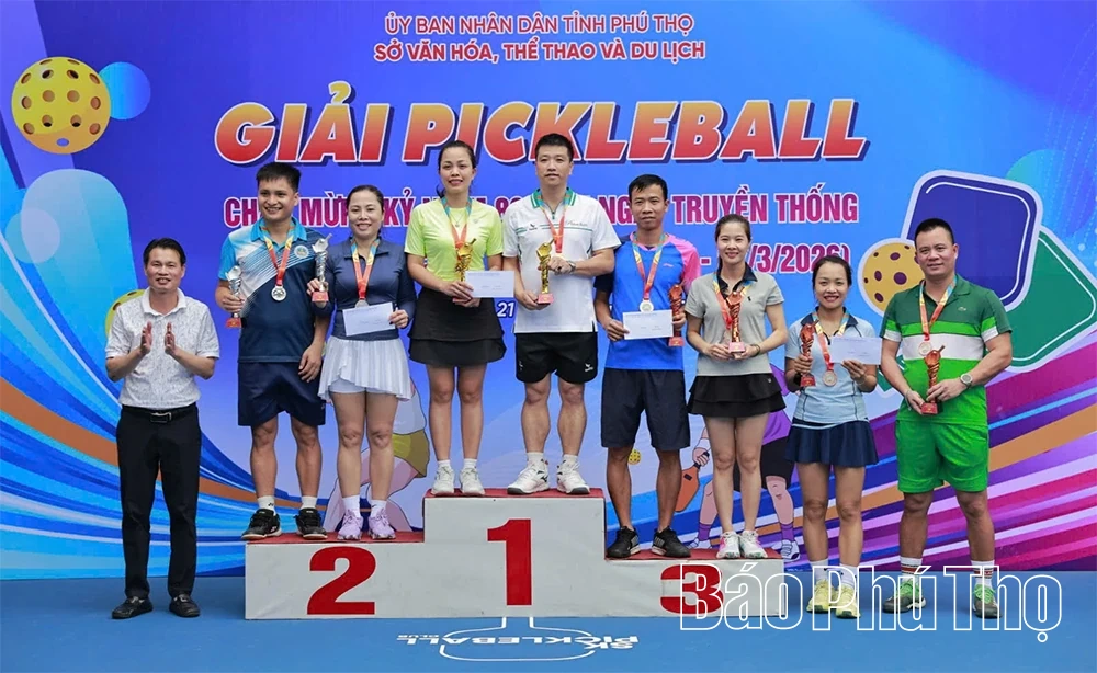 Sôi nổi Giải Pickleball ngành Văn hoá - Thể thao và Du lịch năm 2026