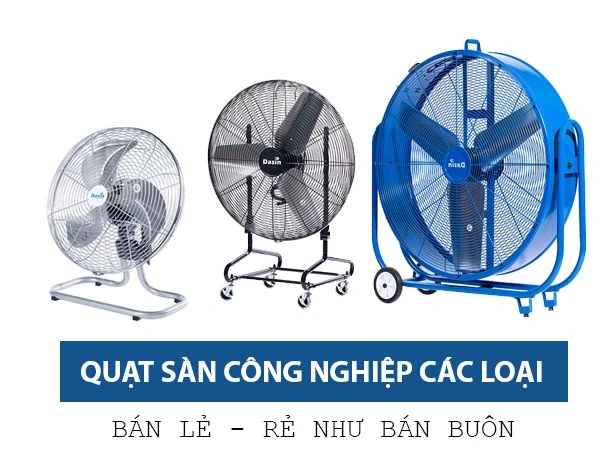 Quạt sàn công nghiệp An Phú Quý đáp ứng nhu cầu làm mát trong sản xuất