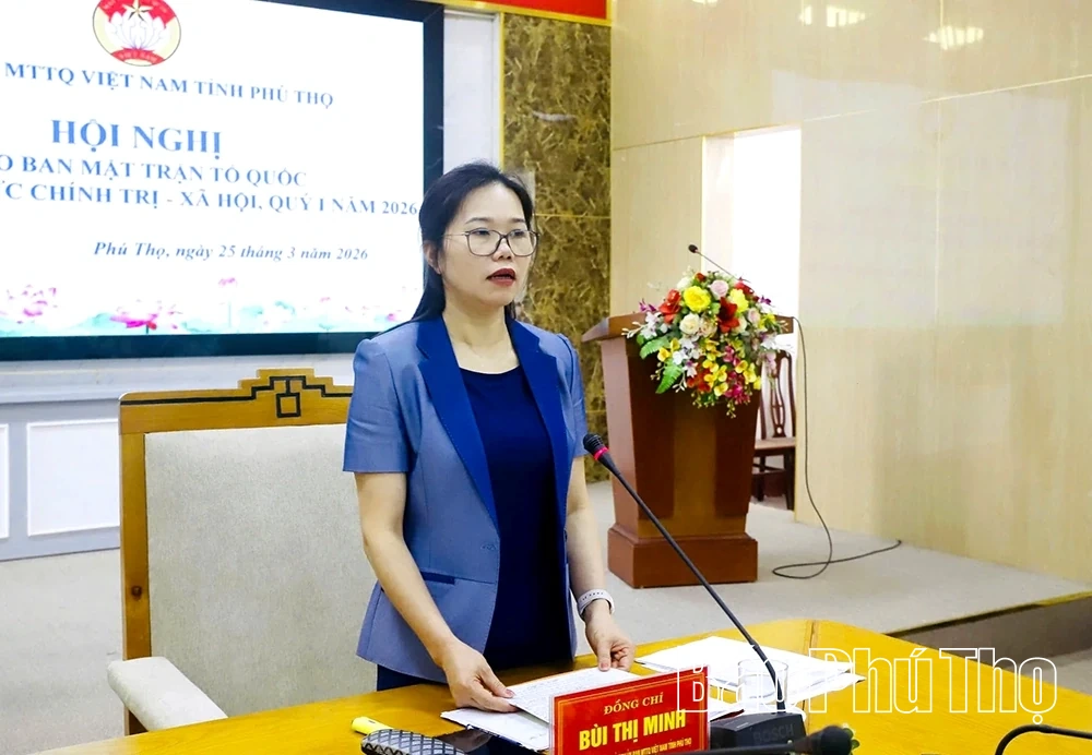 Giao ban Mặt trận Tổ quốc và các tổ chức chính trị - xã hội quý I năm 2026