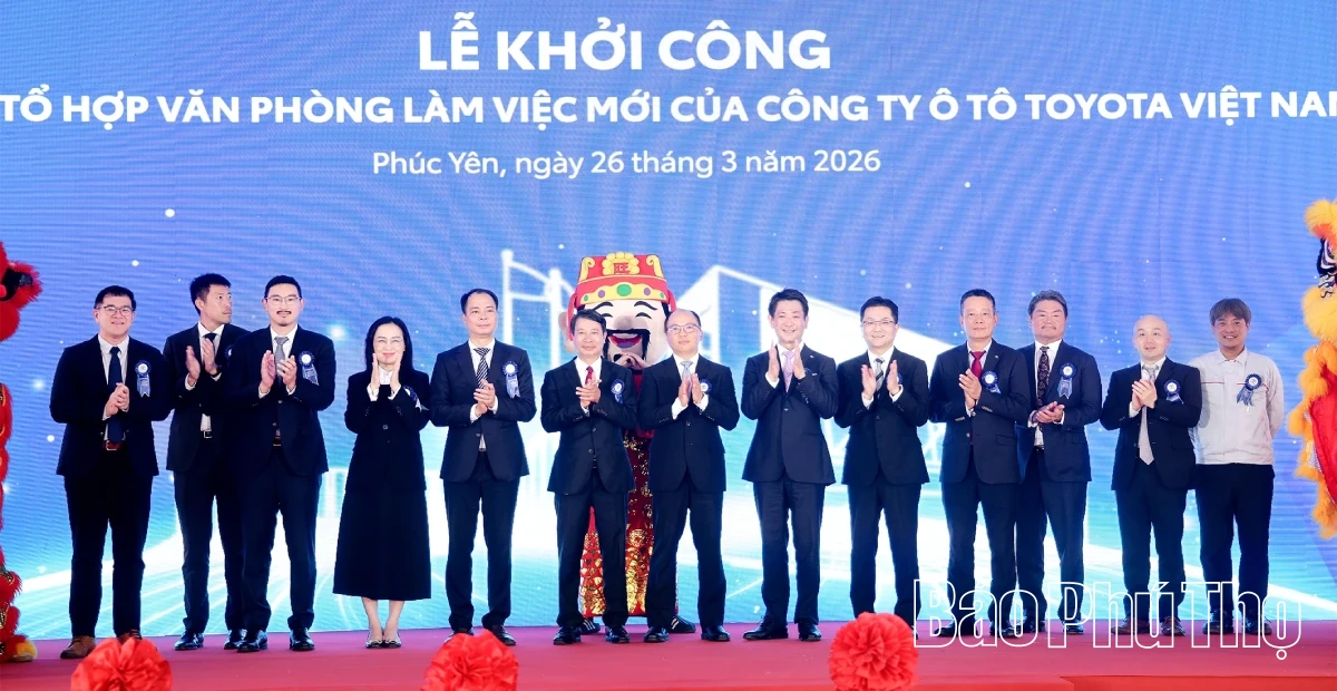 Toyota Việt Nam khởi công Dự án Tổ hợp văn phòng làm việc mới tại tỉnh Phú Thọ