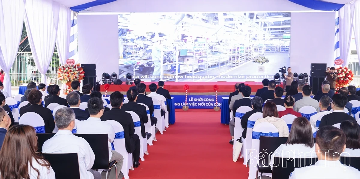 Toyota Việt Nam khởi công Dự án Tổ hợp văn phòng làm việc mới tại tỉnh Phú Thọ