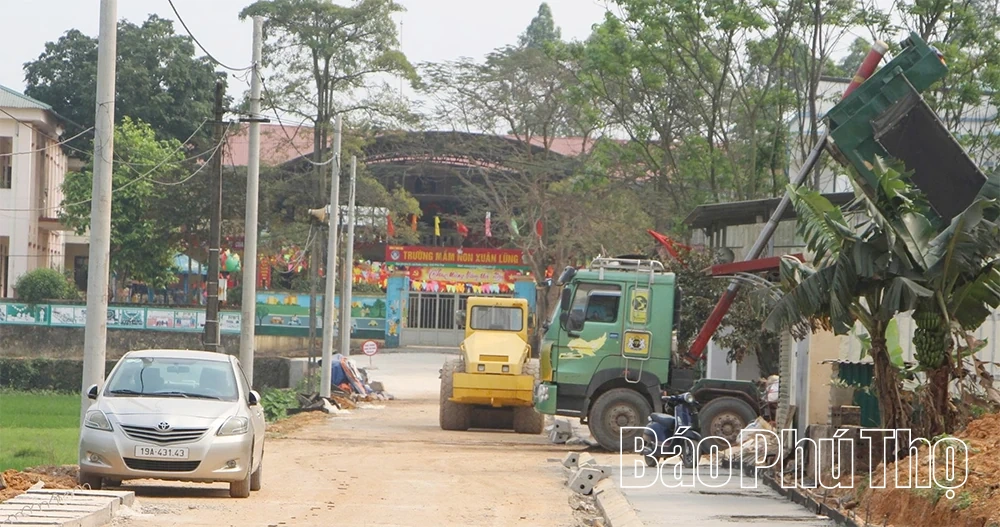 Xuân Lũng tạo đột phá từ phát triển hạ tầng giao thông