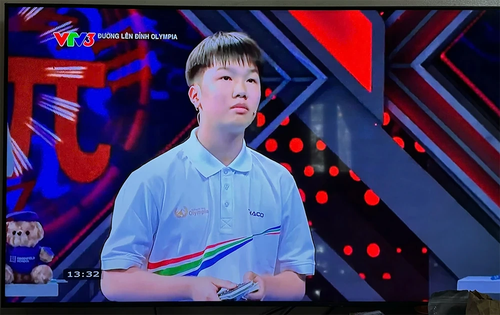 Lý Thái Dương giành vòng nguyệt quế tại cuộc thi tuần Đường lên đỉnh Olympia