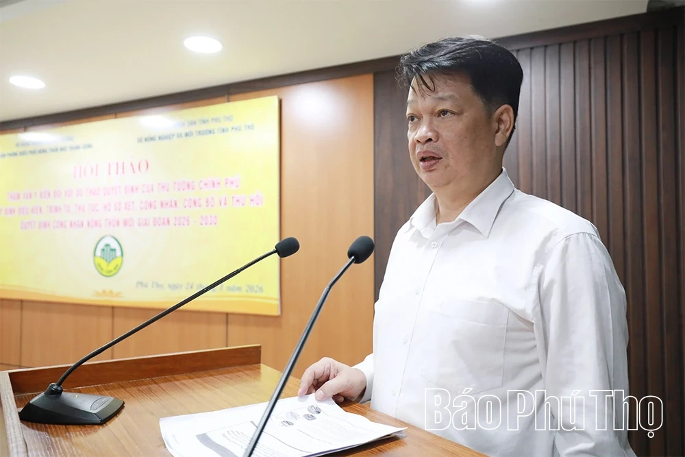 Lấy ý kiến dự thảo Quy định mới về công nhận đạt chuẩn nông thôn mới giai đoạn 2026-2030