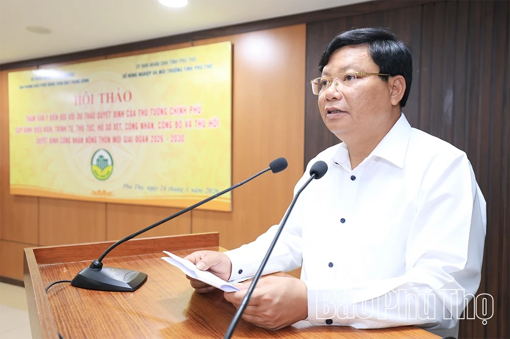 Lấy ý kiến dự thảo Quy định mới về công nhận đạt chuẩn nông thôn mới giai đoạn 2026-2030