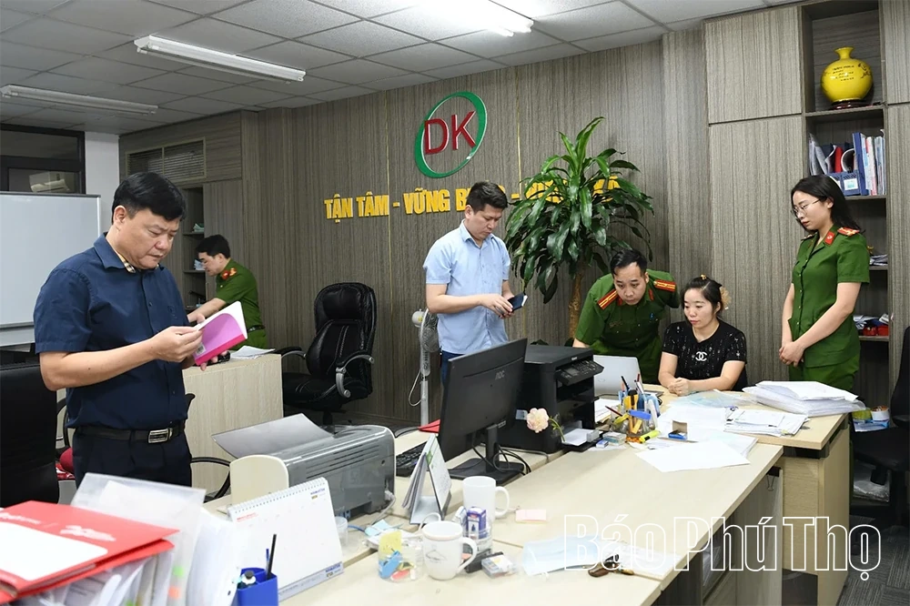 Công an Phú Thọ phá chuyên án lớn, bắt giữ nhiều lãnh đạo doanh nghiệp