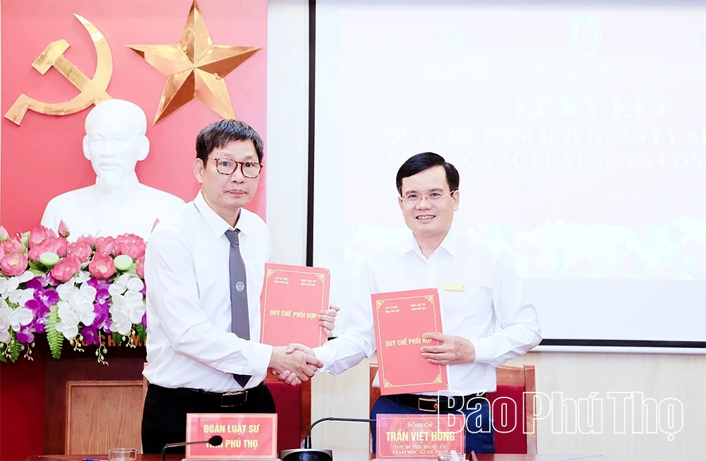 Ký kết quy chế phối hợp quản lý Nhà nước về công tác luật sư và công chứng